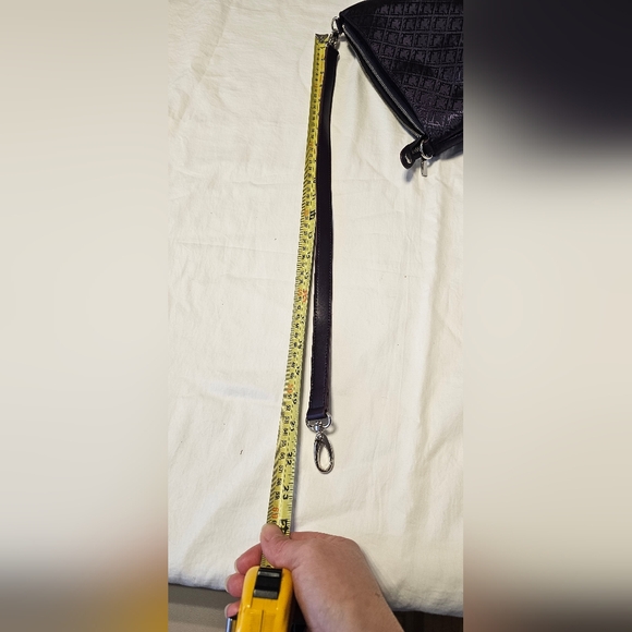 Vintage ELLE Monogram Mini Shoulder Bag Purple V-GRK - Picture 10 of 10